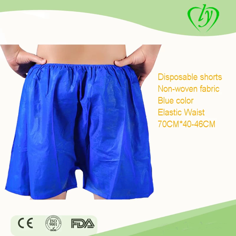 Nonwoven Medical Exam Underwear Long Pants Disposable Hospital Underwear  for Patients - China Non Woven Underwear, Disposable Underwear