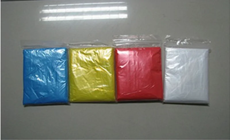 PE Notfall Regen Jacke mit verschiedenen Farben von