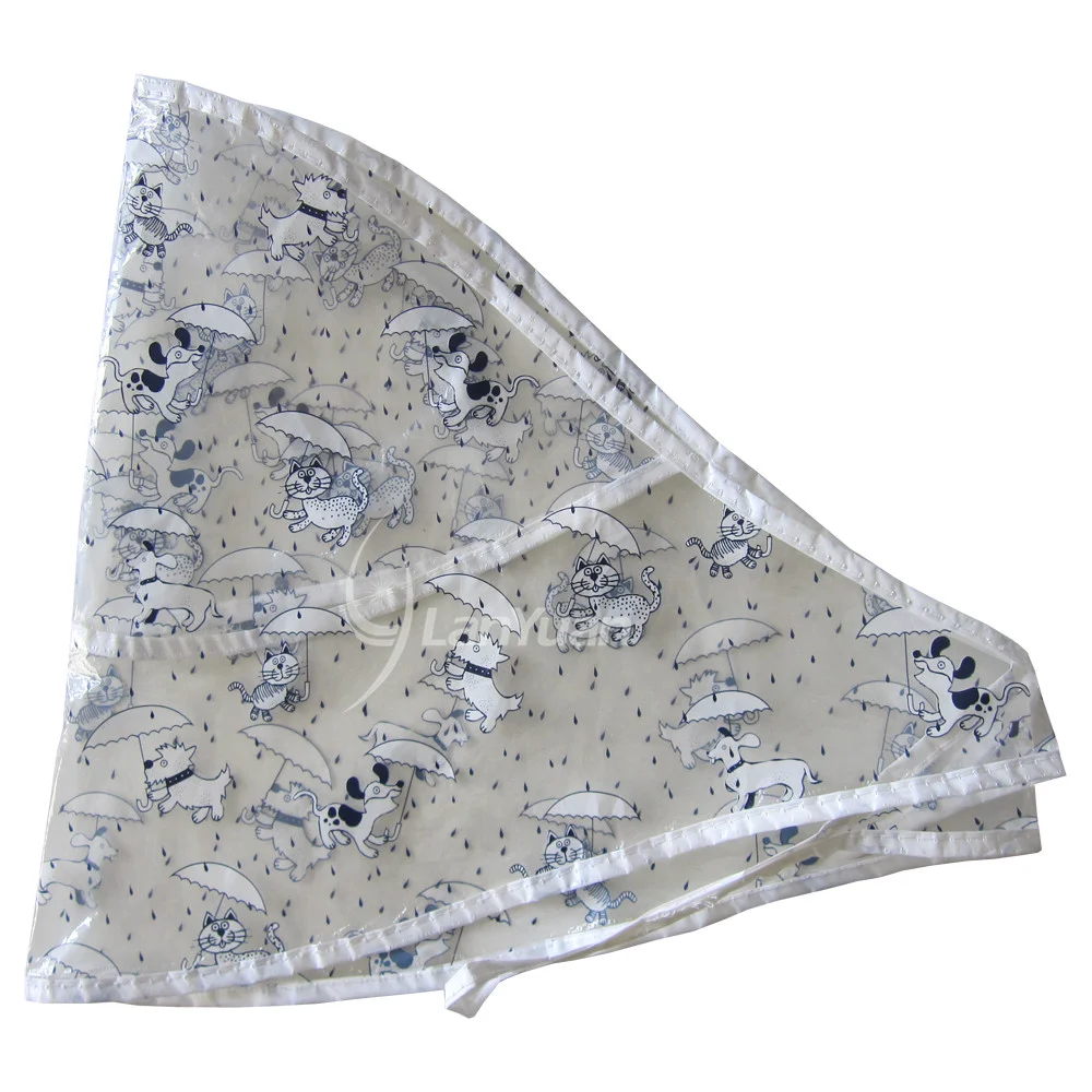 PE Regen Bonnet mit reizendem Kleintiere Muster