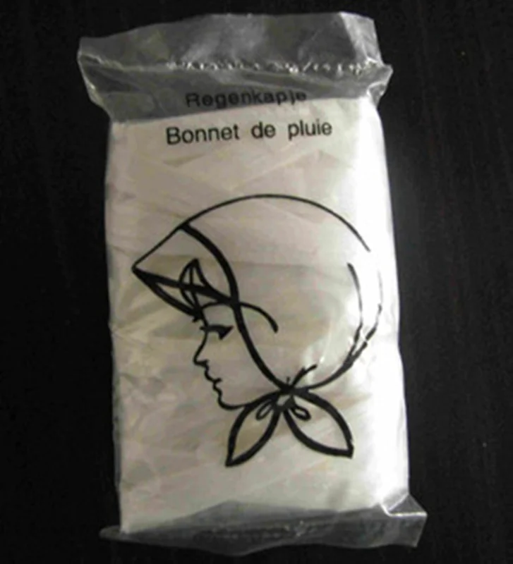 PE الأحمر حافة اللون النقي المطر كاب