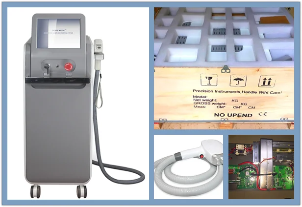 Постоянное удаление волос лазера машина Диод