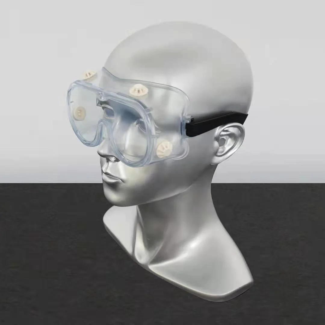 Protective Eyewear PPE PVC Anti-Fog Safety Goggles Glasses