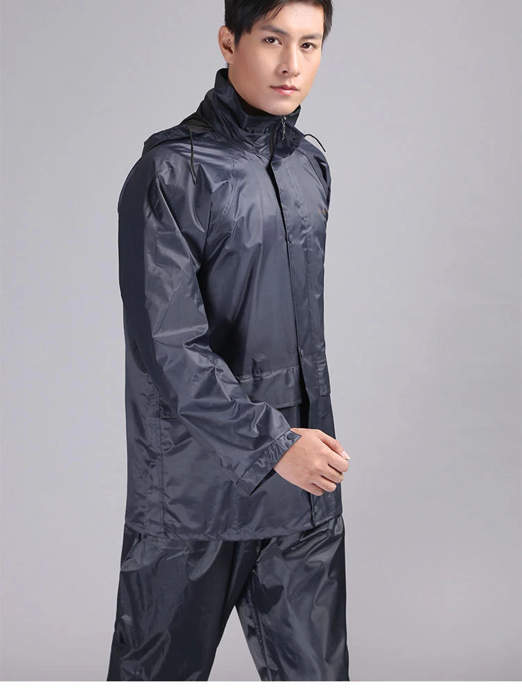 Raincoat with reflective tape top