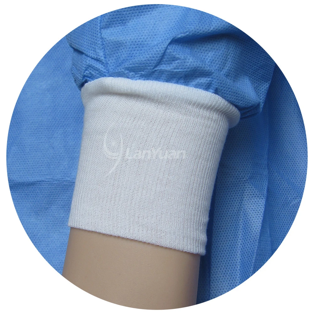 Reinforced Drape SMS Sterile Surgical Gown With Two Towels