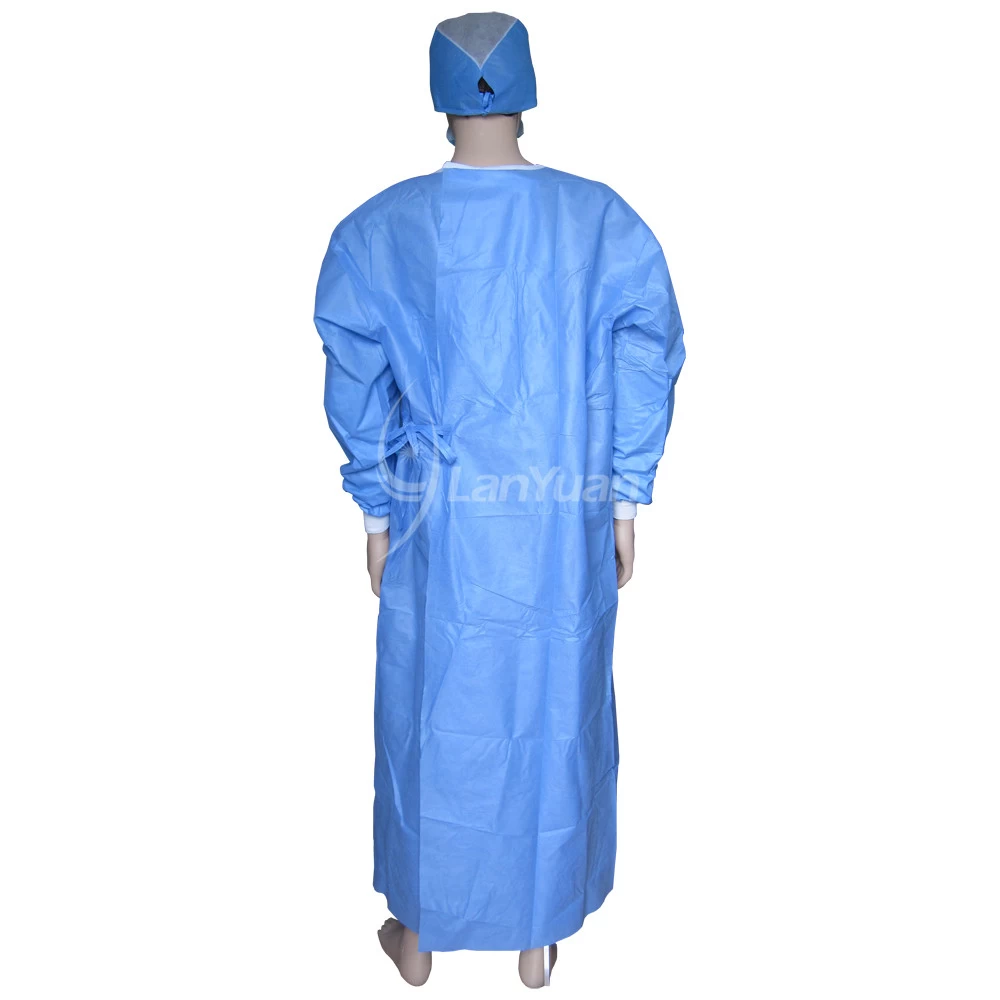 Reinforced surgical gown