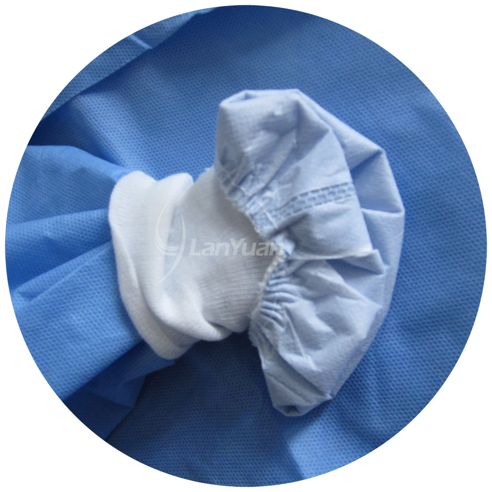 Reinforced surgical gown