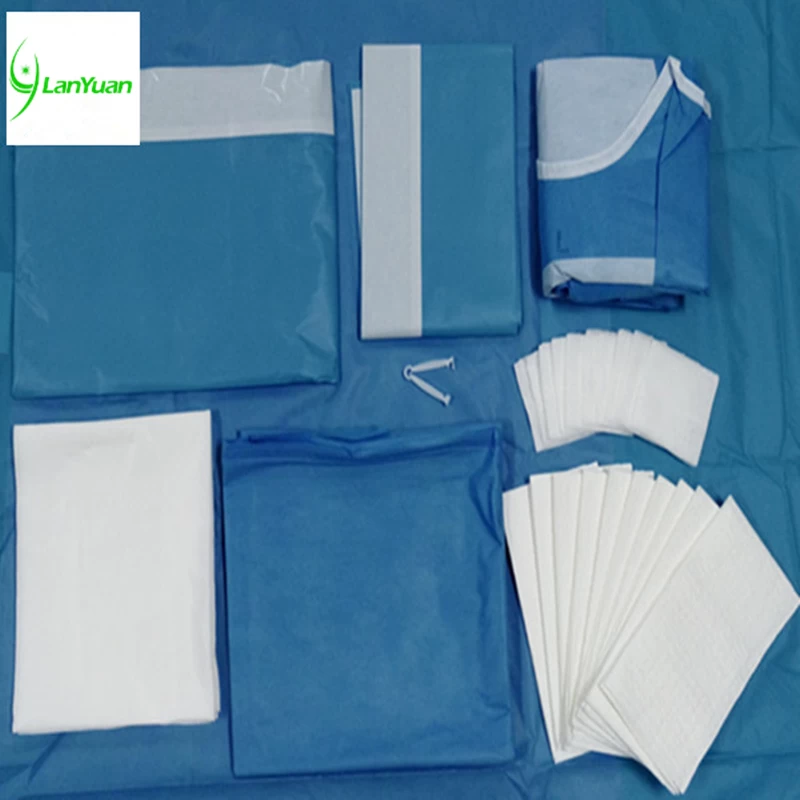 Safe and Convenient Surgical Drape Delivery Pack for Puerpera