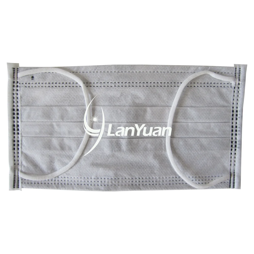 Single Piece Package Black Face Mask with Five-Pointed Stars Pattern