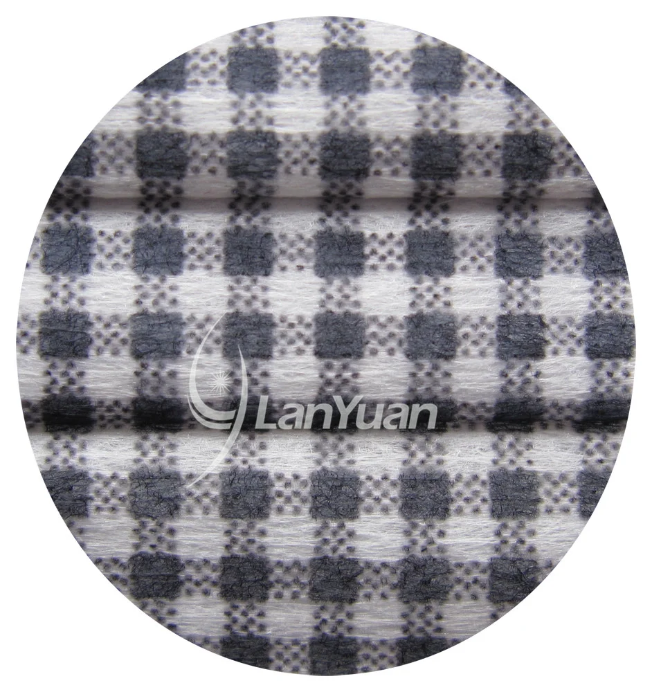 واحدة من قطعة حزمة أبيض وأسود صغير تم الفحص نمط قناع الوجه