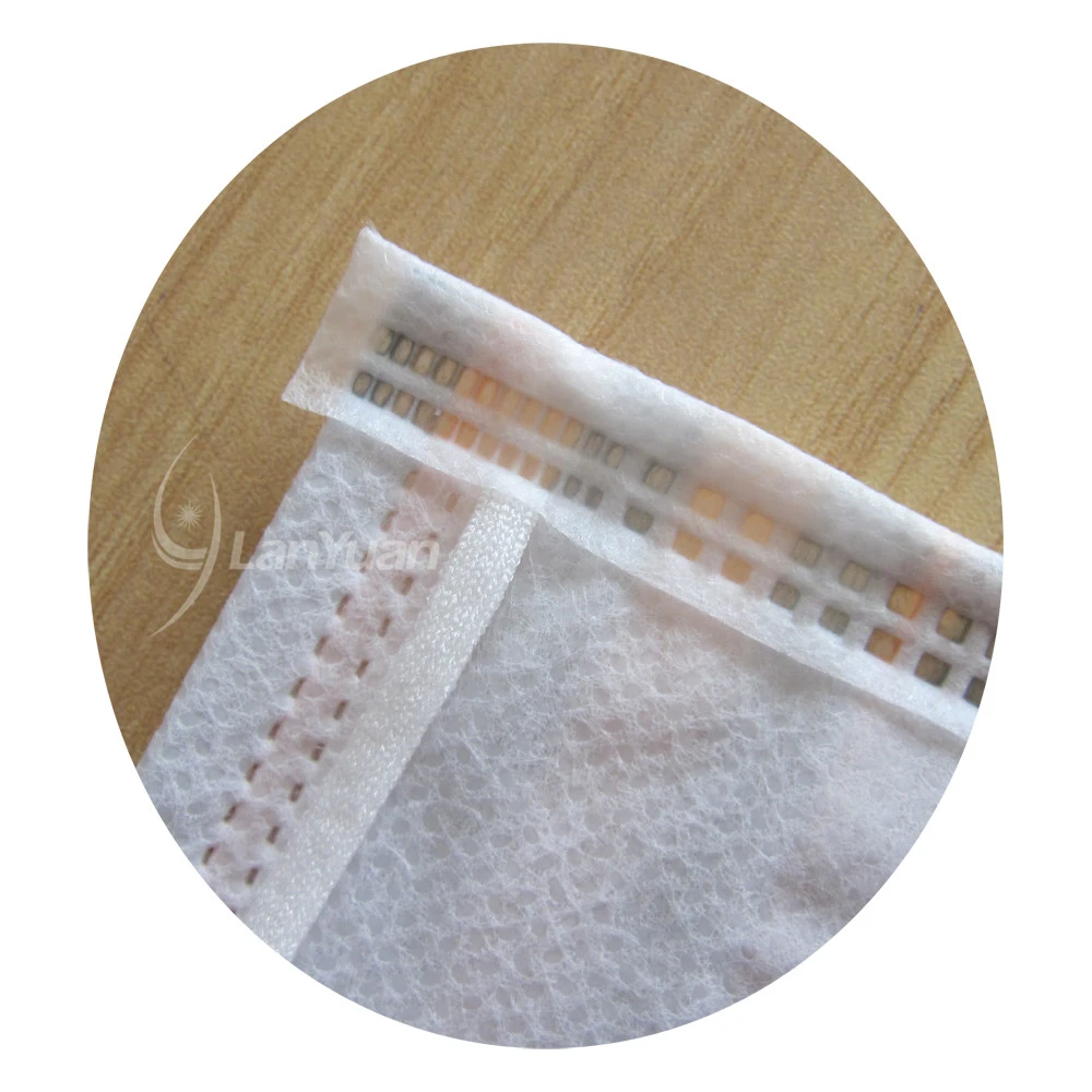 Single Piece Package Ear Loop Nonwoven Face Mask With Army Green and Orange Stripes