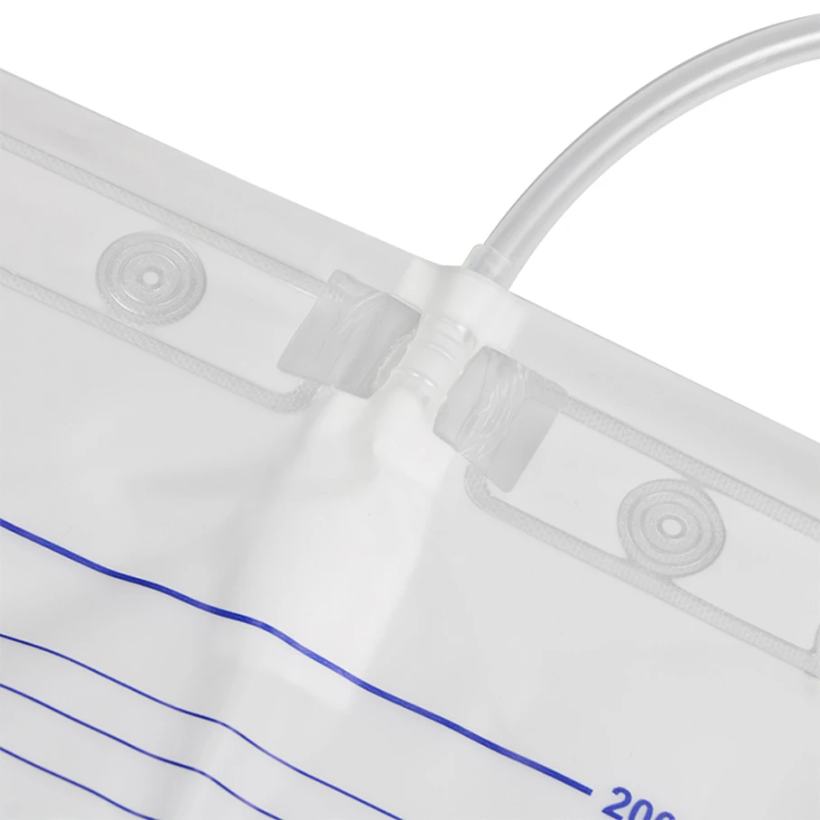 قم بتزويد كيس أرجل جمع البول