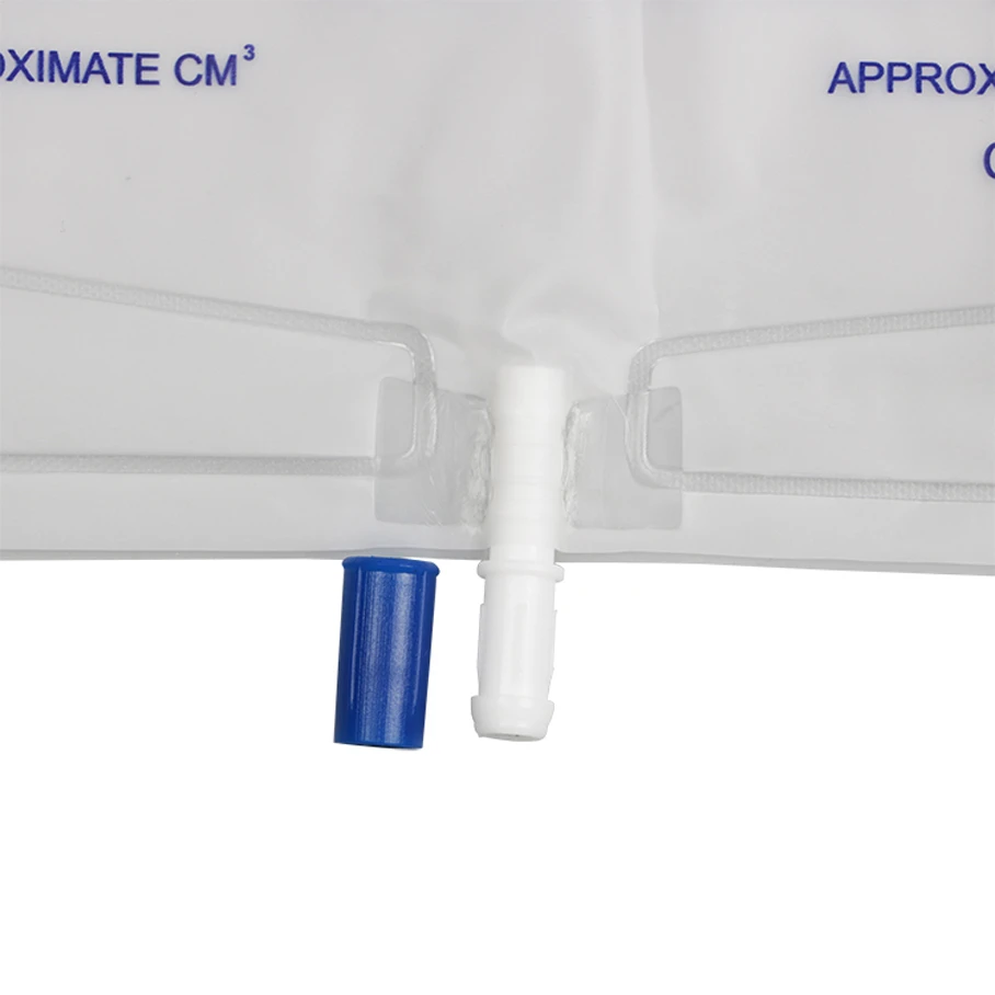 قم بتزويد كيس أرجل جمع البول