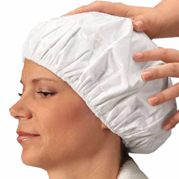 Gorras de champú seco de paciente impermeable Sin tapones de enjuague