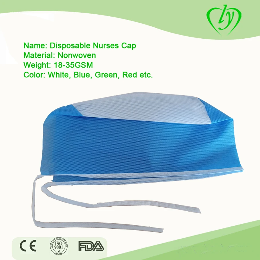 Wholesale Disposable SPP Doctor Cap with Ties
