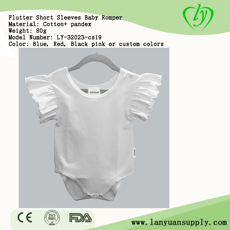 Wholesale Flutter Baby Romper