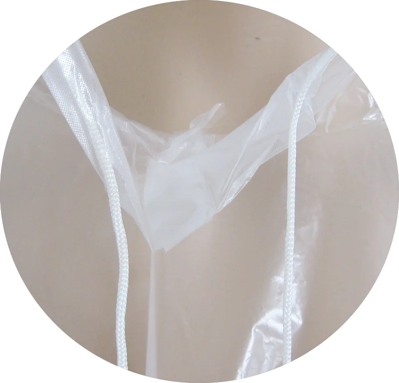 Con Handy capucha de plástico transparente lluvia Traje