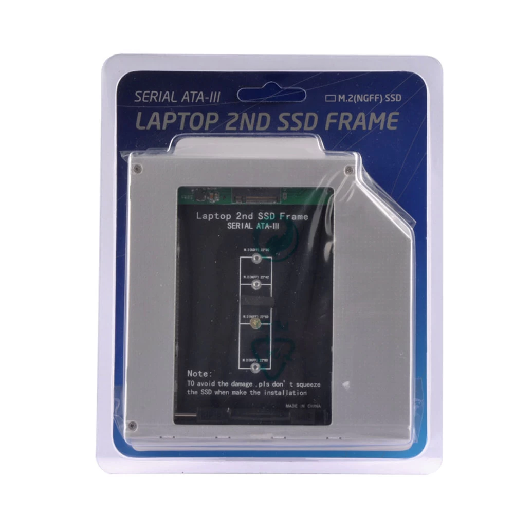 HD1206-N SATA3 M.2 NGFF SSD Card HDD Caddy