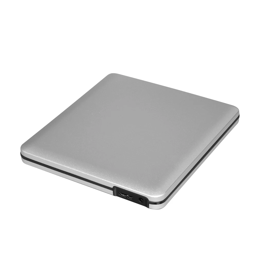 ODPS1203-SU3 Pop-up 12.7mm USB3.0 Aluminium External DVD Case (Silver)