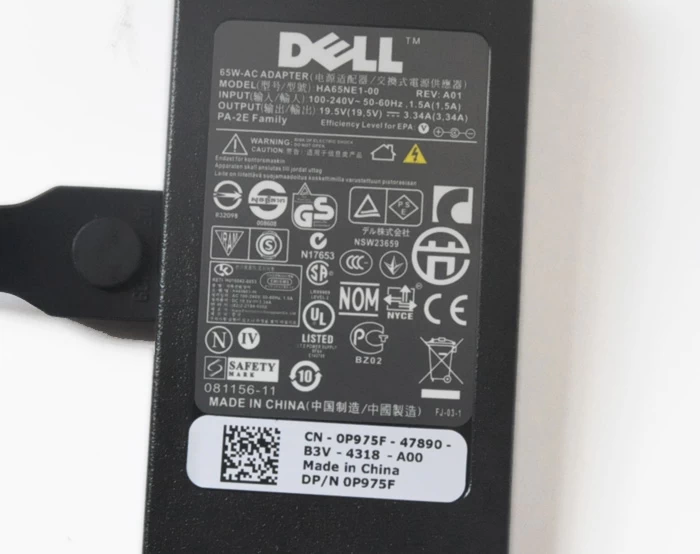 AC Adapter for Ultra-thin notebook DELL