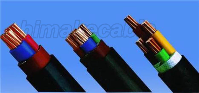 PVC insulated power cable 0.6/1KV