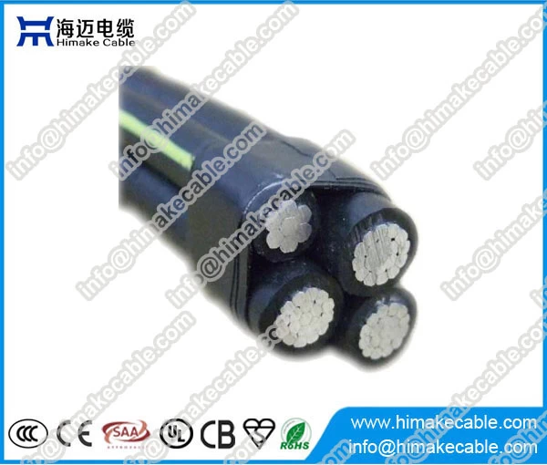 中国 低压空中捆绑铝导体架空电缆扭曲电缆NFA2X-T 制造商