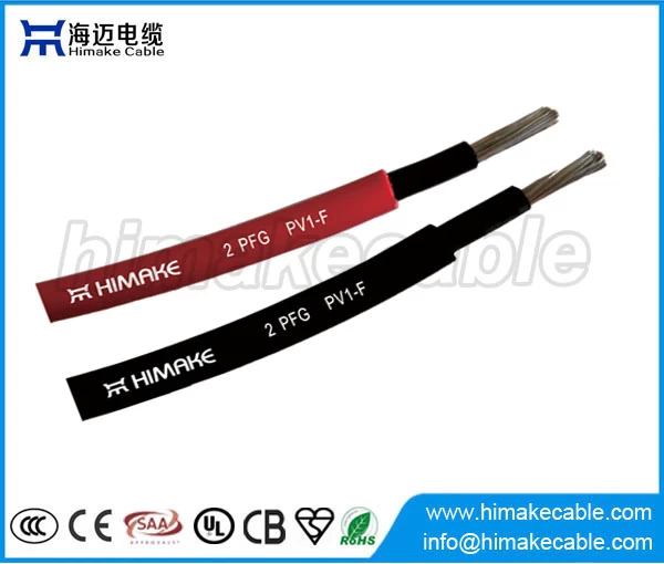 China New energy DC Solar cable PV1-F for Photovoltaic power system fabricante