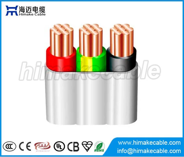 PVC insulated 3 core electrical cable wire manufacturer China 300/500V  450/750V