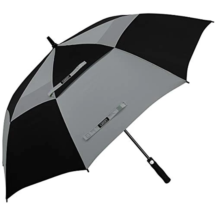 LOTUS Large Double Golf Umbrella Straight Pole Long Handle Wind Resistant Automatic Umbrella for Adv