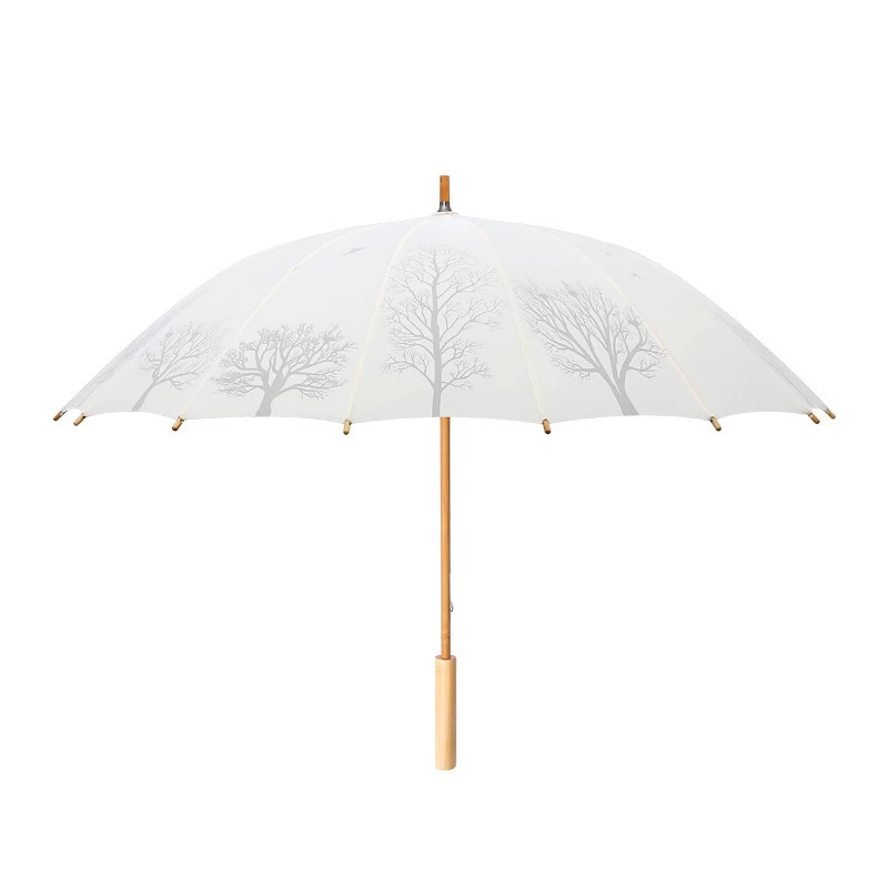 High Quality Bamboo Shaft Umbrella