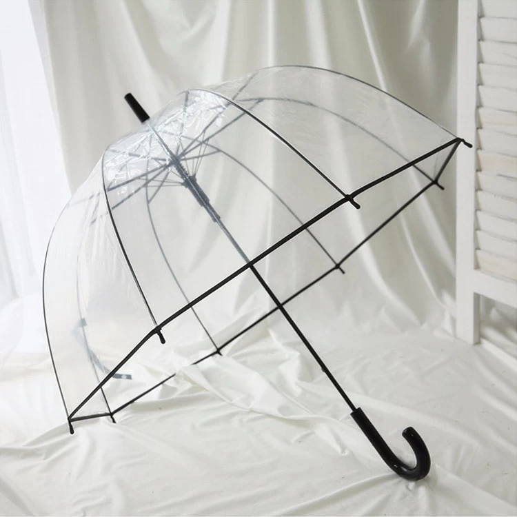 POE Umbrella Clear Pure Umbrella for Outdoor