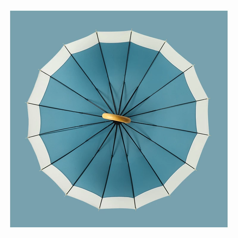 Advertising Straight Sun Umbrella with Logo Prints