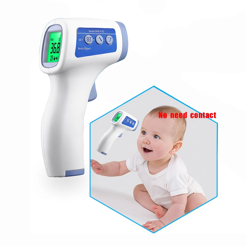 thumbnail image 2 of FDA CE Medical Grade Infrared Non-Contact Forehead Thermometer - For Babies & Adults 2 of 6