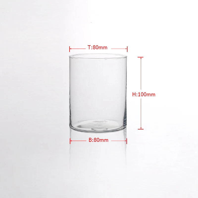420ML Borosilicate single wall glass