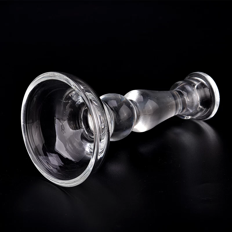 Wholesale Custom Glass Candle Holder Candlestick for Home Decor