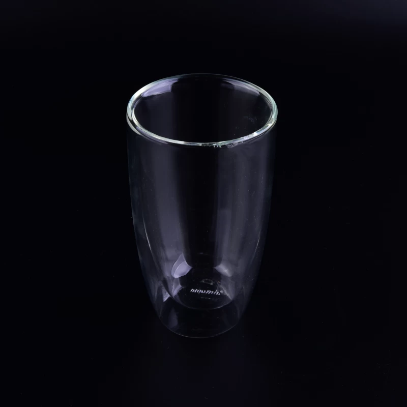 390ml Hot Popular Borosilicate Double Wall Glass Cup For Coffee Tea