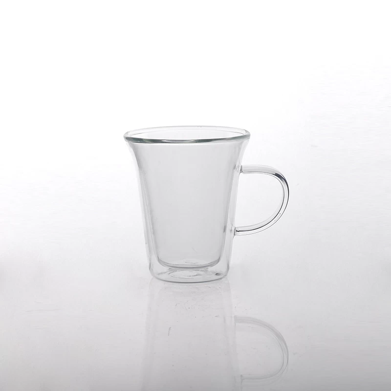 borosilicate double wall drinking water tea coffee beer cup