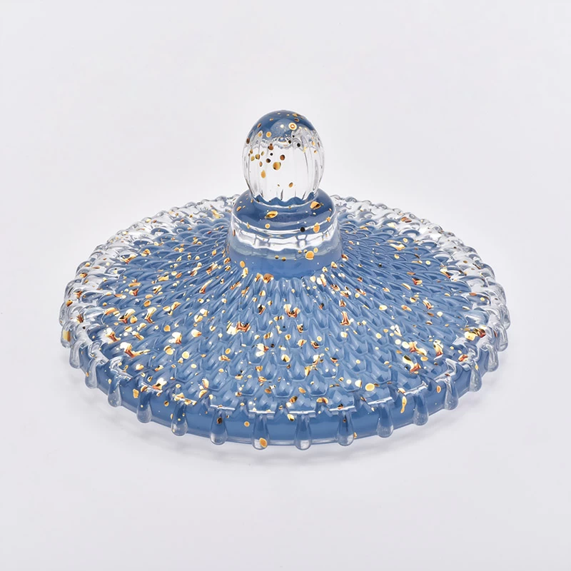 Luxury glasss candle jar with lid in various sizes