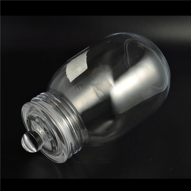 Cylinder Crystal Clear Glass Mason Jar Wholesaler from China