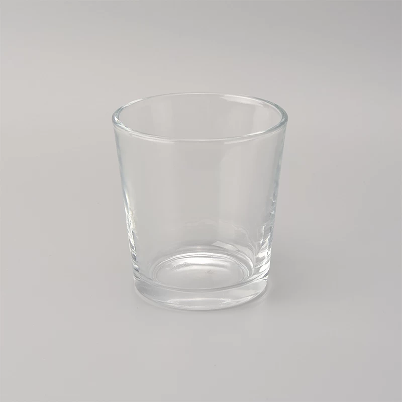 regular 6oz glass clear candle holders 