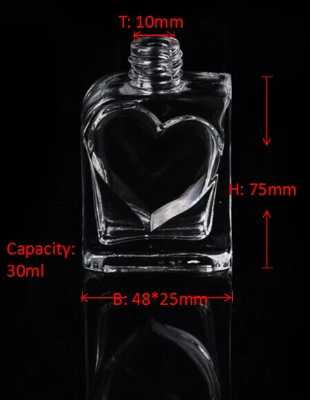 Simple design glass bottle arabic perfumes