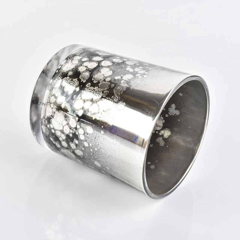  popular mercury sliver glass candle jar supply