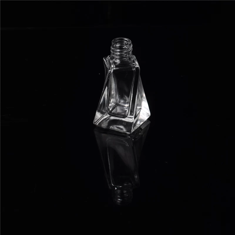 diamond shaped fancy empty glass perfume bottle in 50ml for women
