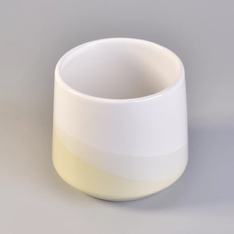 Custom Color Ceramic Candle Jars