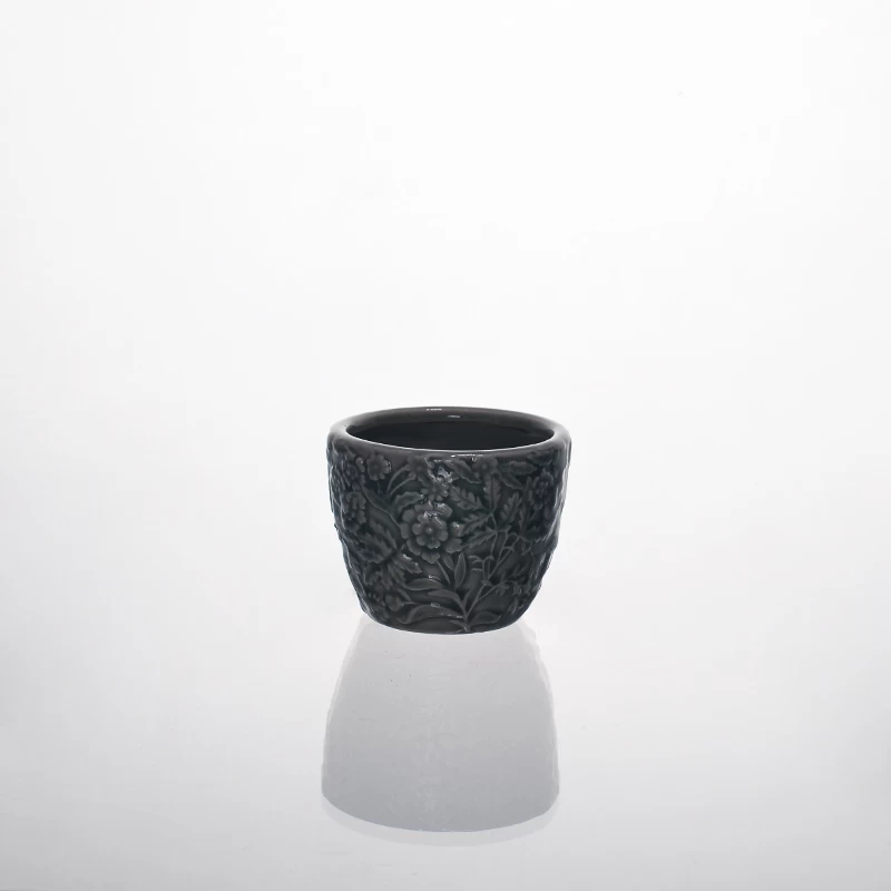 Elegant ceramic candle holder