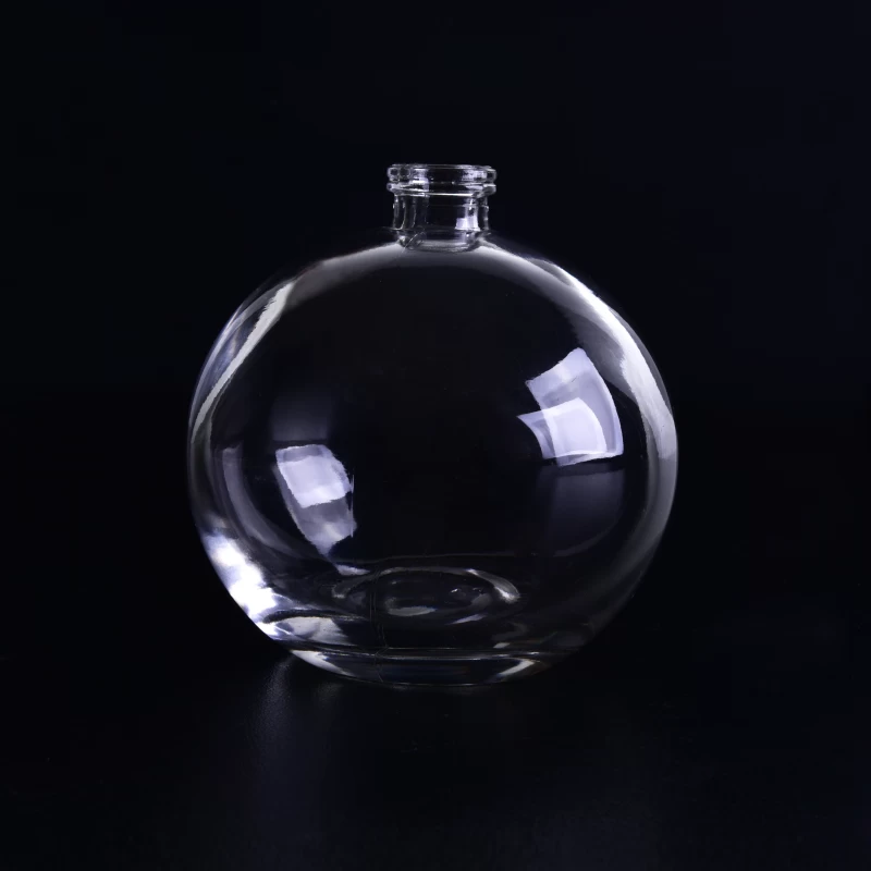 High-End Luxurious Transparent 3.5oz 108ml Glass Perfume Bottle with Sprayer