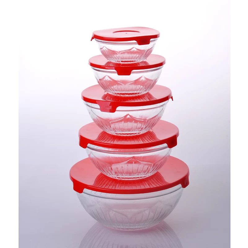 wholesale glass bowl with lid