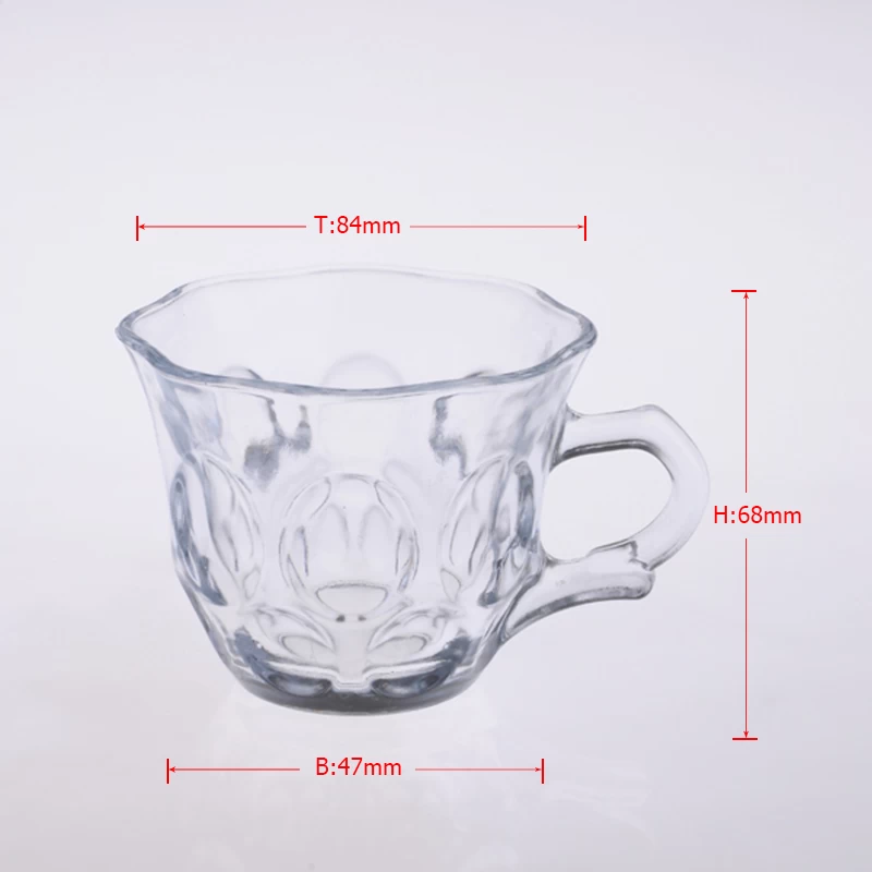  heat-resistant glass tea cup