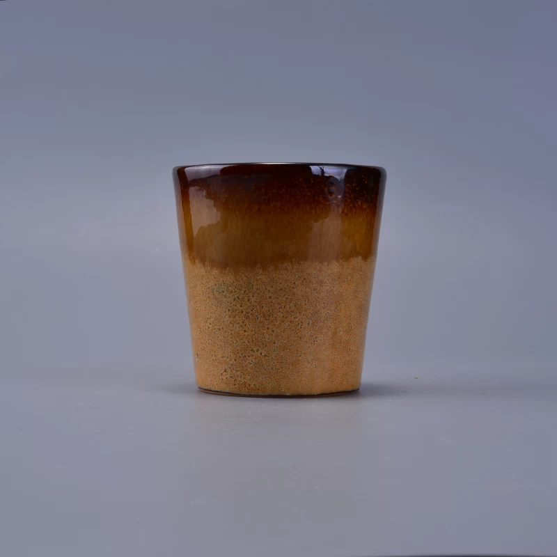 glazed candle holder wholesale cup ceramic