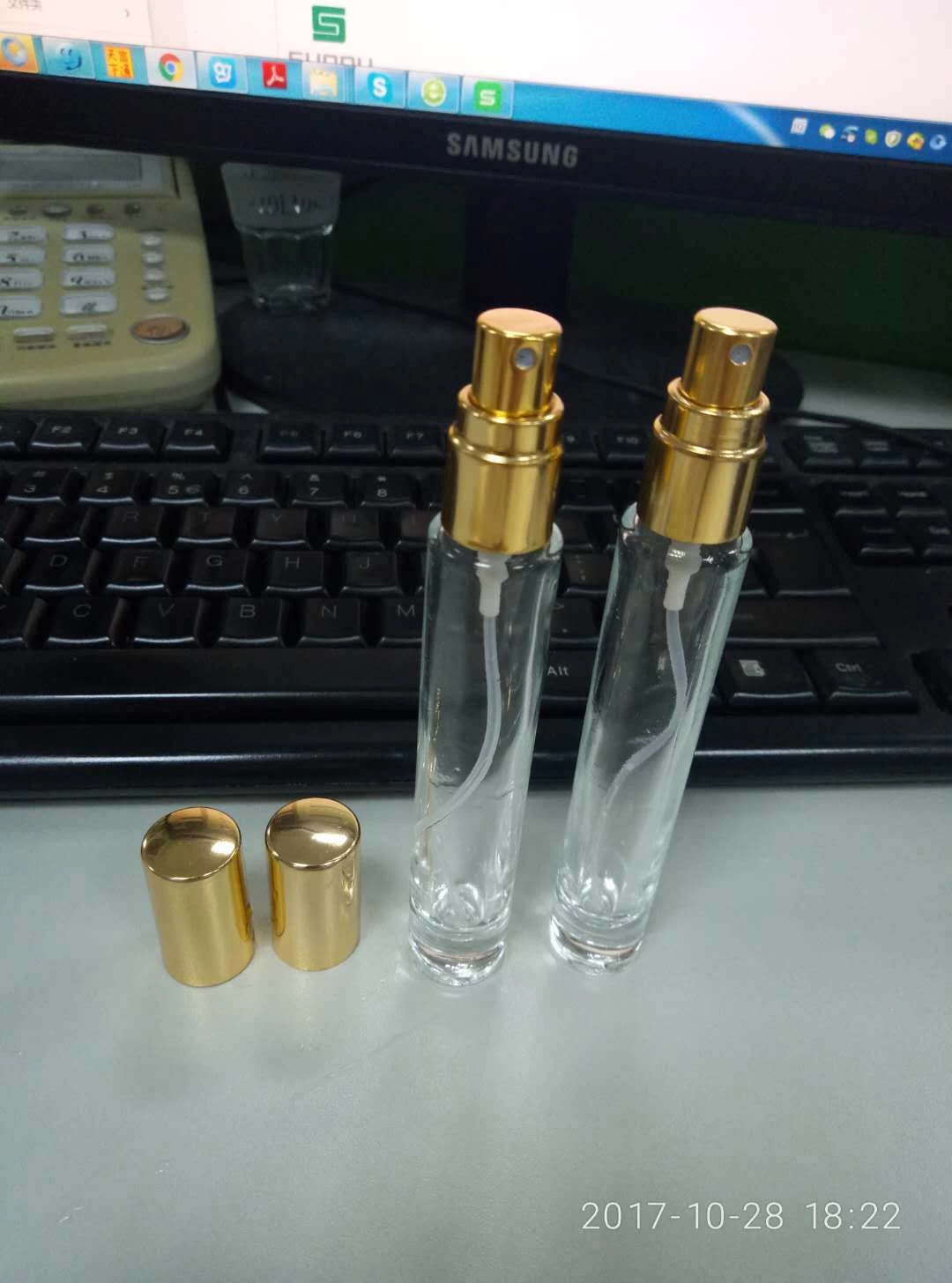 10ml glass perfume bottle