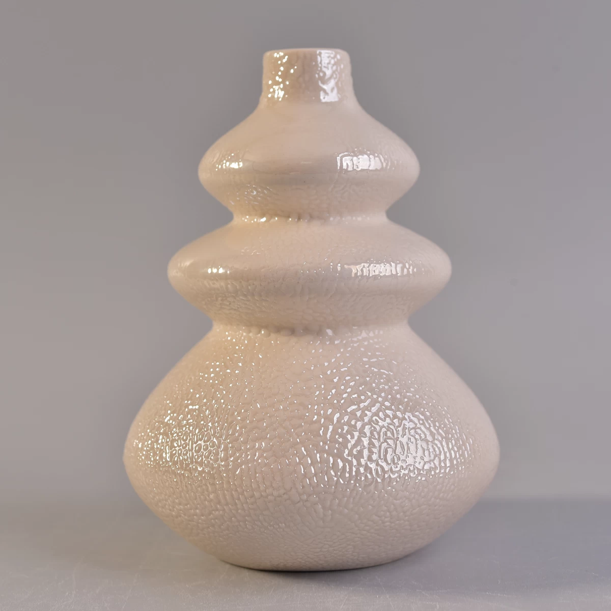 6 oz fl Pearl Glaze Plating Ceramic Oil Container Diffuser Bottle